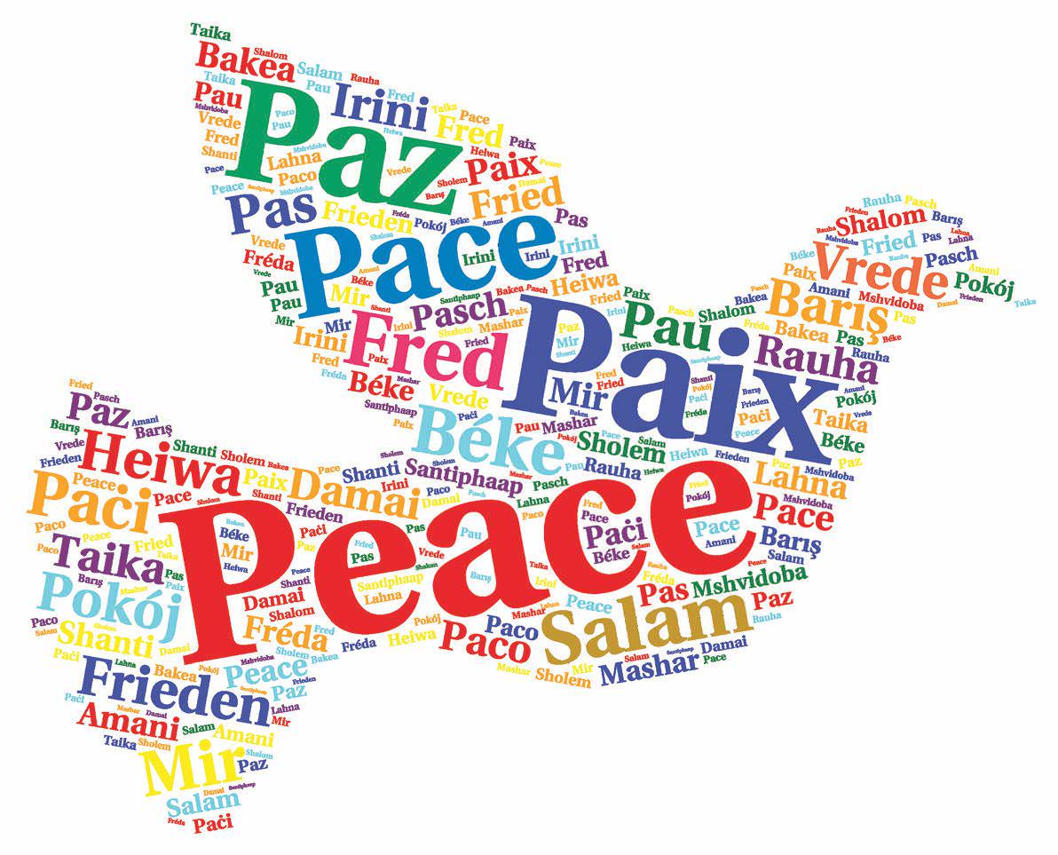 Peace Word Dove